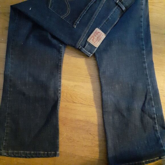Levi's classic boot cut jeans size 16 short 16s casual denim pants classic look - Picture 4 of 9